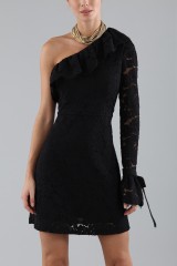 Drexcode - One-shoulder short dress in lace - Philosophy - Rent - 4