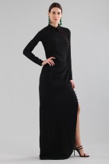 Drexcode - Long dress with colorful buttons  - Marco de Vincenzo - Sale - 5