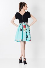 Drexcode -  Patterned dress with boat neck - Antonio Marras - Rent - 2