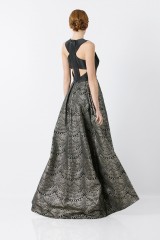 Drexcode - Dress with patterned gold skirt  - Theia - Rent - 3