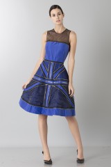 Drexcode - Crepe silk dress with zip - Jean Paul Gaultier - Sale - 1