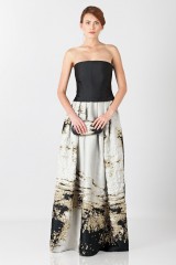 Drexcode - Long bustier dress - Alberta Ferretti - Sale - 1