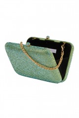 Drexcode - Green Swarovski clutch - Anna Cecere - Sale - 3