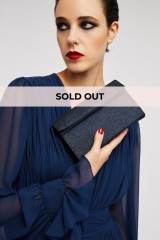 Drexcode - Clutch in blue glitter - Anna Cecere - Sale - 1