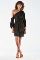 Drexcode - One shoulder dress with off-shoulder sleeves - Amur - Rent - 1