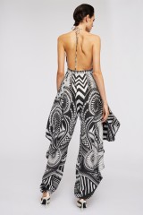 Drexcode - Jumpsuit with geometric pattern - Balmain - Sale - 4