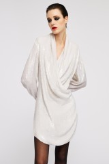 Drexcode - White sequin dress - Balmain - Rent - 3