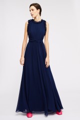 Drexcode - Long blue dress - Badgley Mischka - Rent - 3