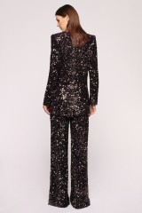 Drexcode - Pantaloni in velluto glitter - Badgley Mischka - Sale - 3
