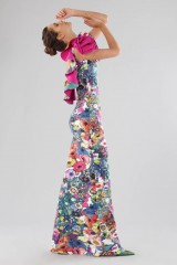 Drexcode - Printed dress with bare back  - Chiara Boni - Rent - 4