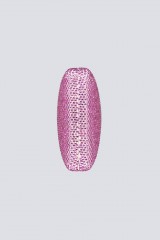Drexcode - Pink flat clutch with rhinestones - Anna Cecere - Rent - 3