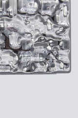 Drexcode - Rigid silver clutch - Anna Cecere - Rent - 5