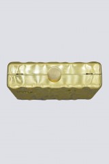 Drexcode - Golden textured clutch - Anna Cecere - Sale - 5