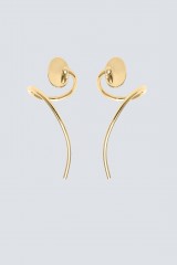 Drexcode - Small gold geometric earrings - Noshi - Rent - 1