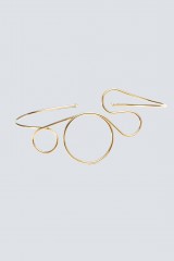 Drexcode - Choker in gold plated brass - Noshi - Rent - 2