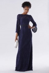Drexcode - Blue lace dress with calla sleeves - Daphne - Sale - 6