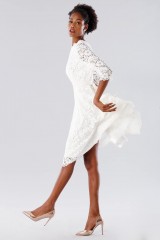 Drexcode - White lace dress with removable belt - Daphne - Rent - 4
