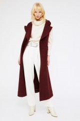 Drexcode - Long burgundy cardigan  - Dior - Rent - 1
