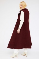 Drexcode - Long burgundy cardigan  - Dior - Rent - 2