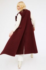 Drexcode - Long burgundy cardigan  - Dior - Rent - 5