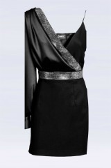 Drexcode - Short one-shoulder dress with rhinestones - Doris S. - Rent - 4