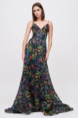 Drexcode - Black floral patterned dess with straps - Tube Gallery - Rent - 2
