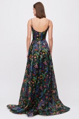 Drexcode - Black floral patterned dess with straps - Tube Gallery - Rent - 4