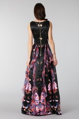 Drexcode - Black silk dress with brocade print - Tube Gallery - Sale - 2