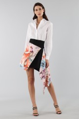 Drexcode - Asymmetric skirt with print - Fausto Puglisi - Sale - 5