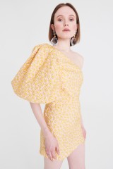 Drexcode - Micro flower patterned one-shoulder dress - Nervi - Rent - 4
