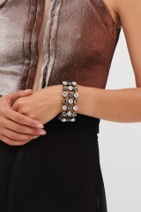Drexcode - Metal and rhinestone bracelet - Sharra Pagano - Sale - 1