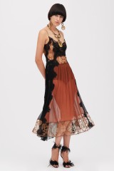 Drexcode - Lace and silk dress - Alberta Ferretti - Rent - 4