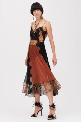 Drexcode - Lace and silk dress - Alberta Ferretti - Rent - 5