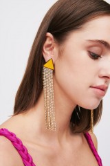 Drexcode - Dangling earrings in rhinestones and resin - Sharra Pagano - Sale - 3