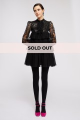 Drexcode - Short dress with sequins - Francesco Scognamiglio - Sale - 1