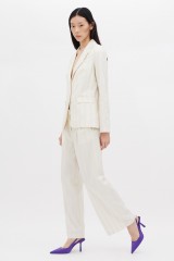 Drexcode - White striped suit - Giuliette Brown - Sale - 3