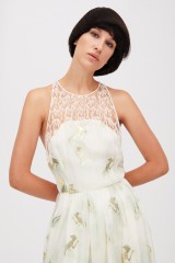 Drexcode - Dress with green floral pattern - Genny - Sale - 2