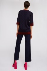 Drexcode - Pantaloni svasati blu - Gucci - Sale - 3
