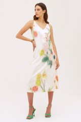 Drexcode - Floral sequin dress - Halston - Rent - 2