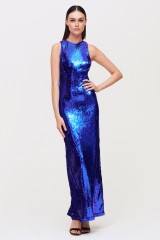 Drexcode - Blue halter neck dress - Halston - Sale - 1