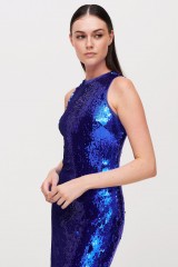 Drexcode - Blue halter neck dress - Halston - Sale - 3
