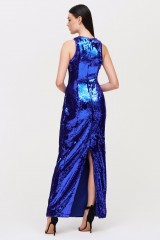 Drexcode - Blue halter neck dress - Halston - Sale - 4