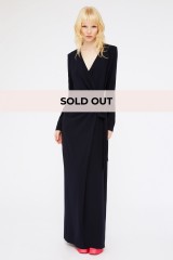 Drexcode - Long night blue dress - Halston - Sale - 2