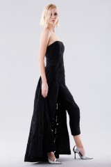 Drexcode - Bustier jumpsuit with overlaid skirt - Halston - Sale - 2