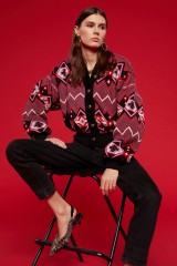 Drexcode - Bomber with geometric pattern - Hayley Menzies - Sale - 4