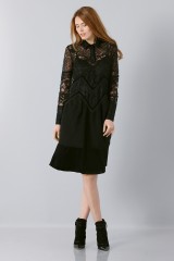 Drexcode - Lace dress with sleeves - Rochas - Rent - 3