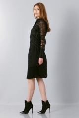 Drexcode - Lace dress with sleeves - Rochas - Rent - 5