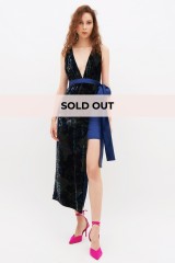 Drexcode - Printed velvet dress - Jessica Choay - Sale - 1