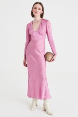 Drexcode - Empire style dress in silk jacquard - Nervi - Sale - 1