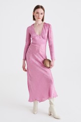 Drexcode - Empire style dress in silk jacquard - Nervi - Sale - 4